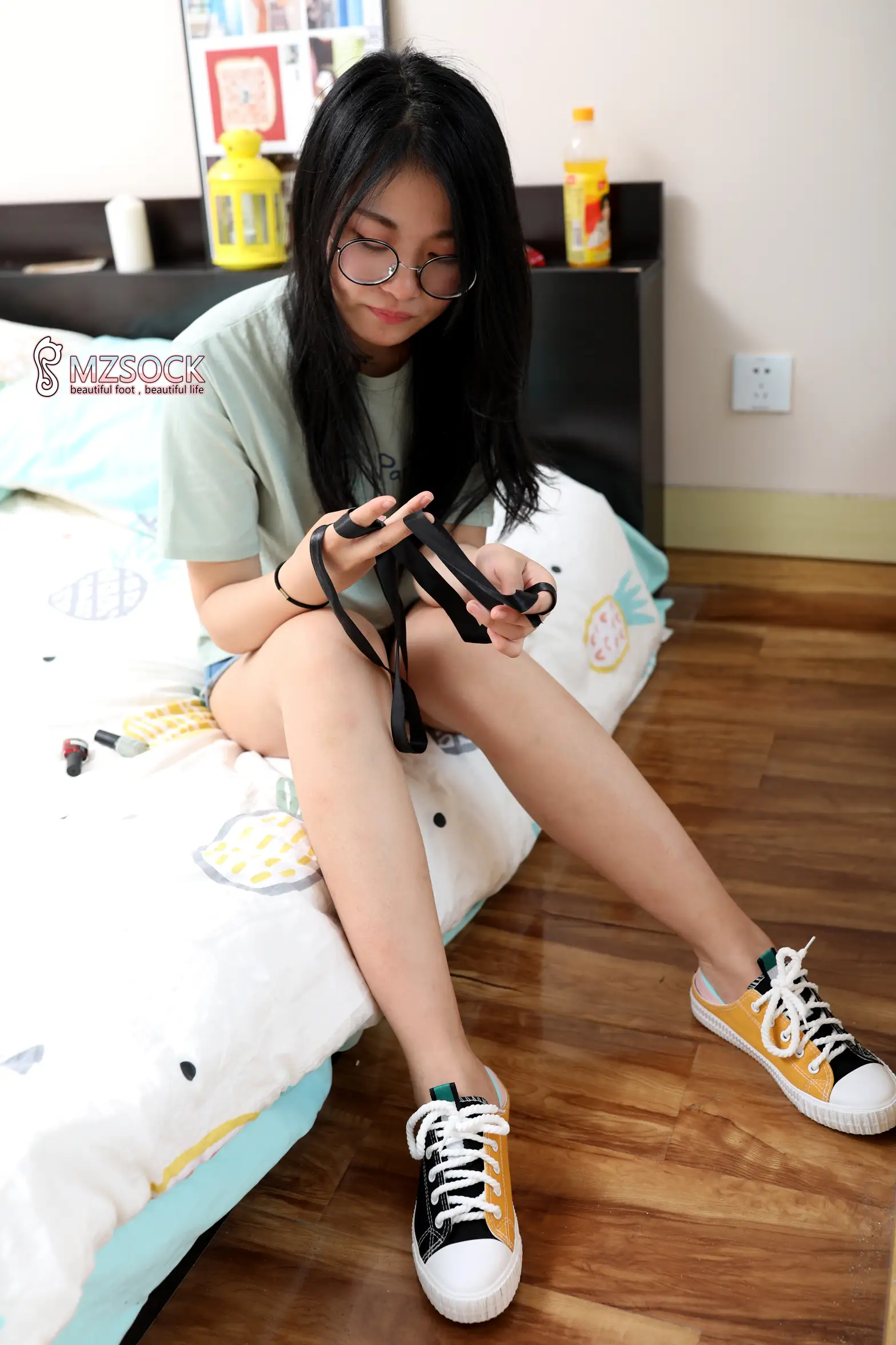 [Mzsock] Love Beauty Foot NO.030 cat cat#[74P]-7
