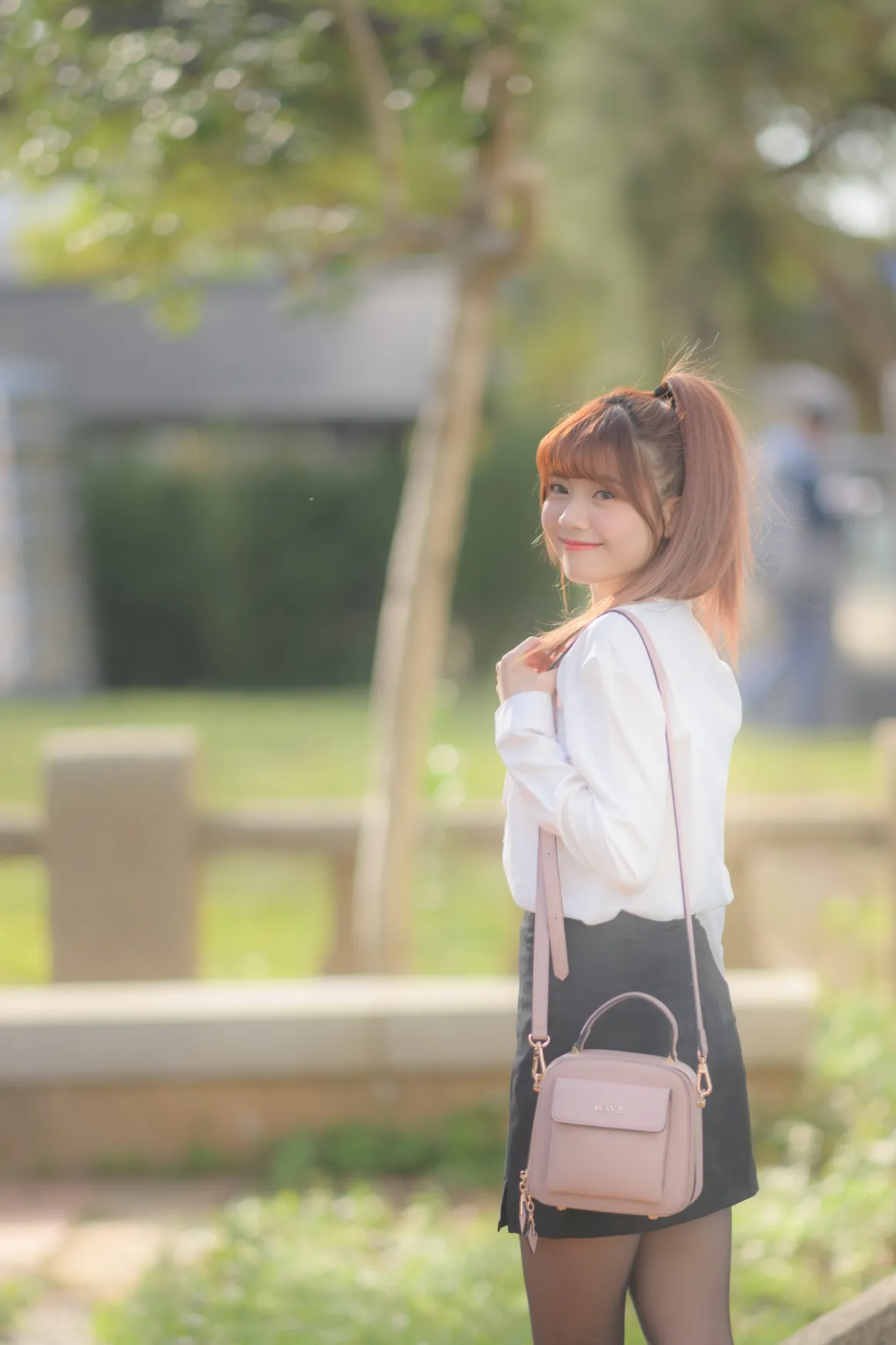 [Mzsock] NO.237 OL black silk uniform high heels street photography#[105P]-5