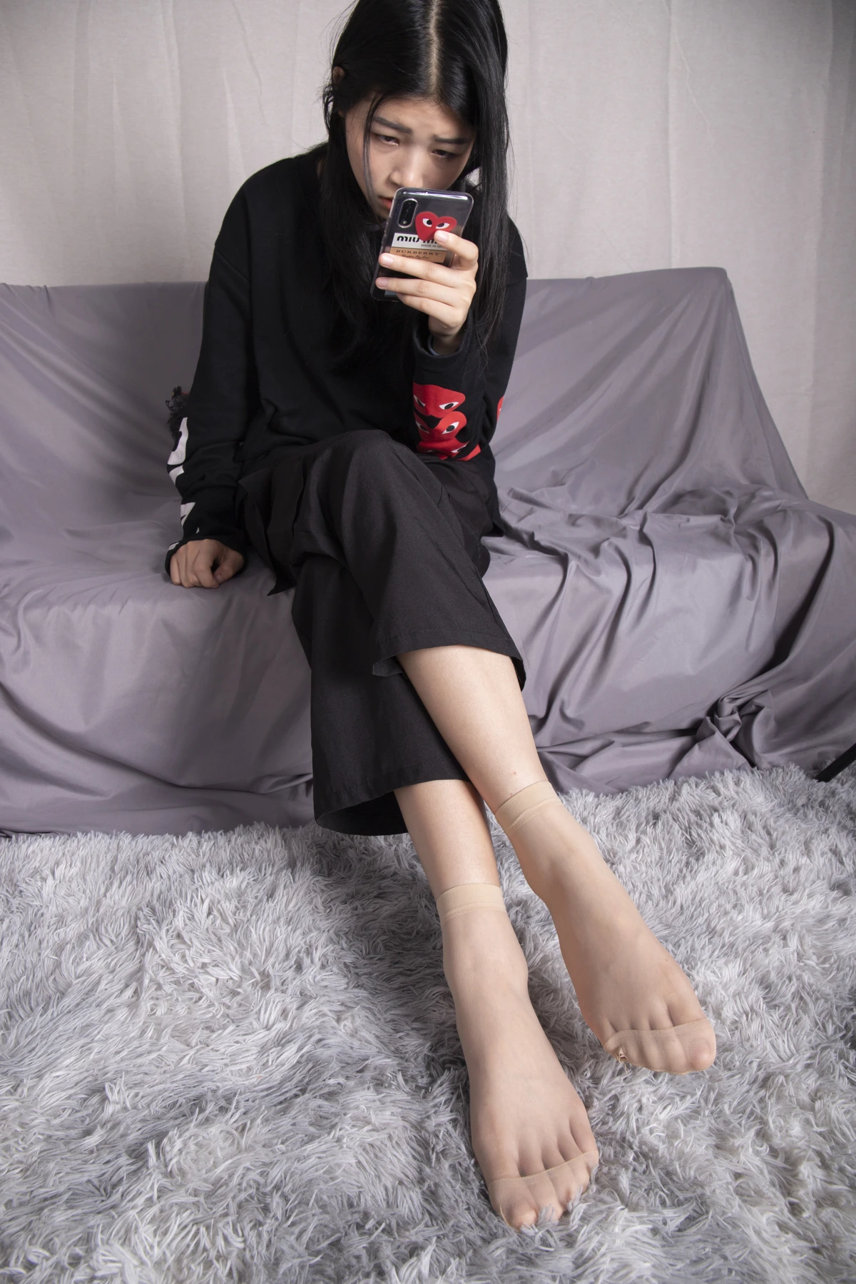 [Mzsock] NO.011 Model Qiuqiu has super sexy and beautiful feet. These feet are really beautiful. The more I look at them, the more I like them. Southern football skills#[98P]-9
