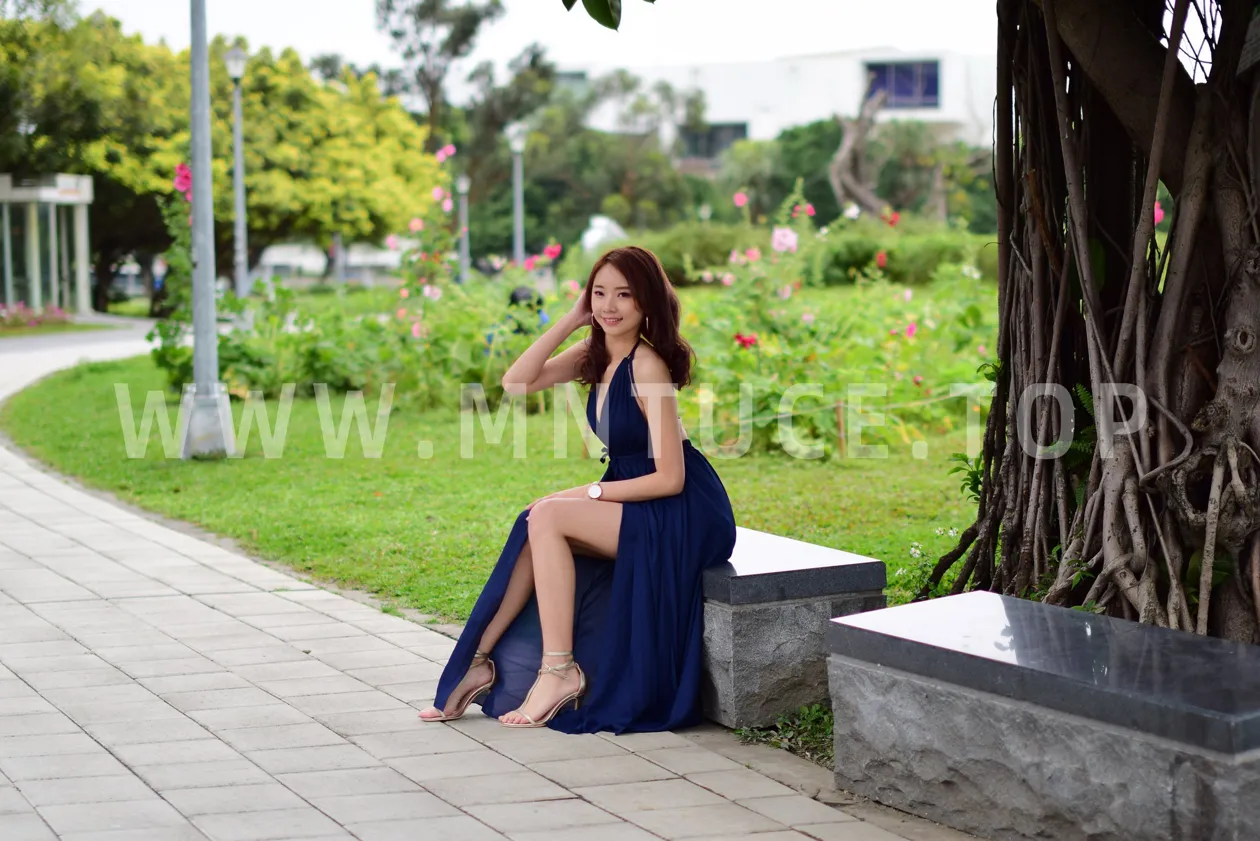 [Mzsock] NO.178 Youbao long skirt with high slits and high legs street photography#[105P]-10