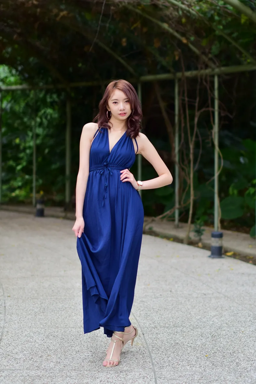 [Mzsock] NO.178 Youbao long skirt with high slits and high legs street photography#[105P]-10