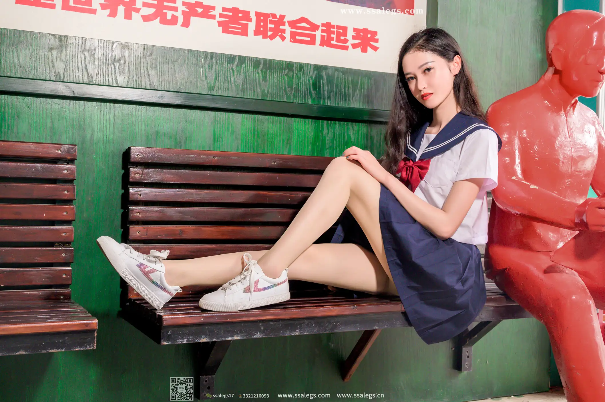[Mzsock] NO.422 Man -white JK uniform shredded pork photo (below) Silk club#[124P]-4